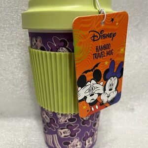 Disney Mickey Mouse Bamboo Travel Mug - Purple Brand new